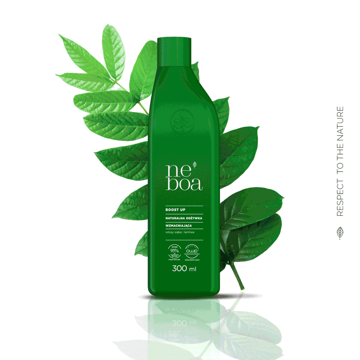 eco hair leaf recycling shampoo