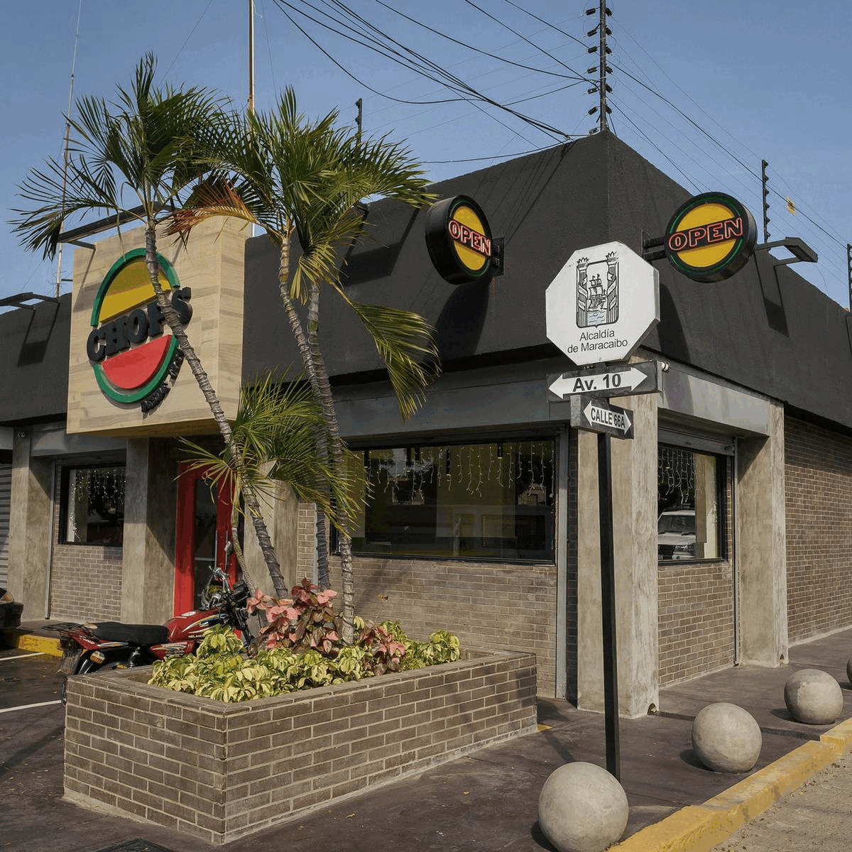 architecture arquitectura desing Facade design fachada comercial fast food restaurant maracaibo venezuela zulia