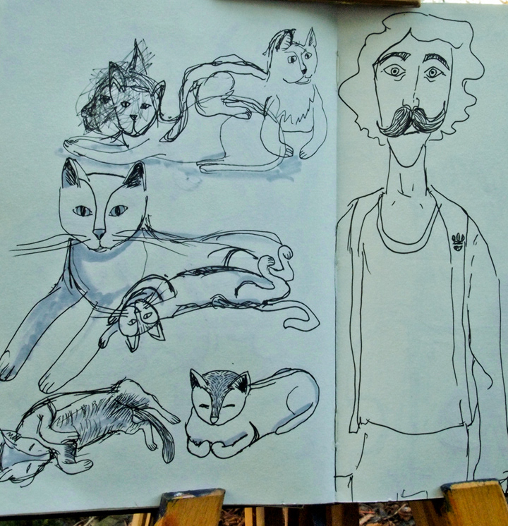 sketchbook book Drawing  Visual Diary