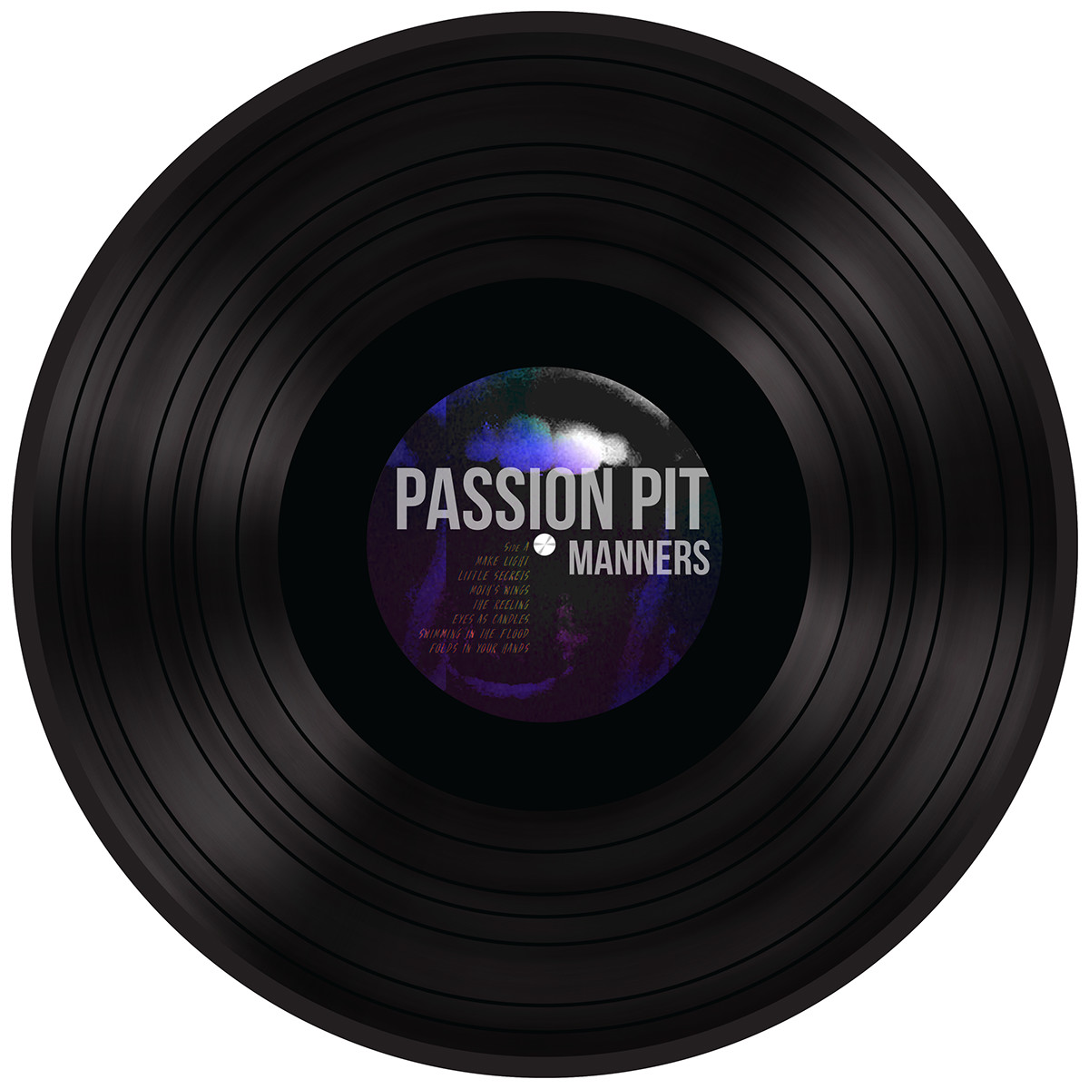 CCAD vinyl design album cover Pixel art Passion Pit