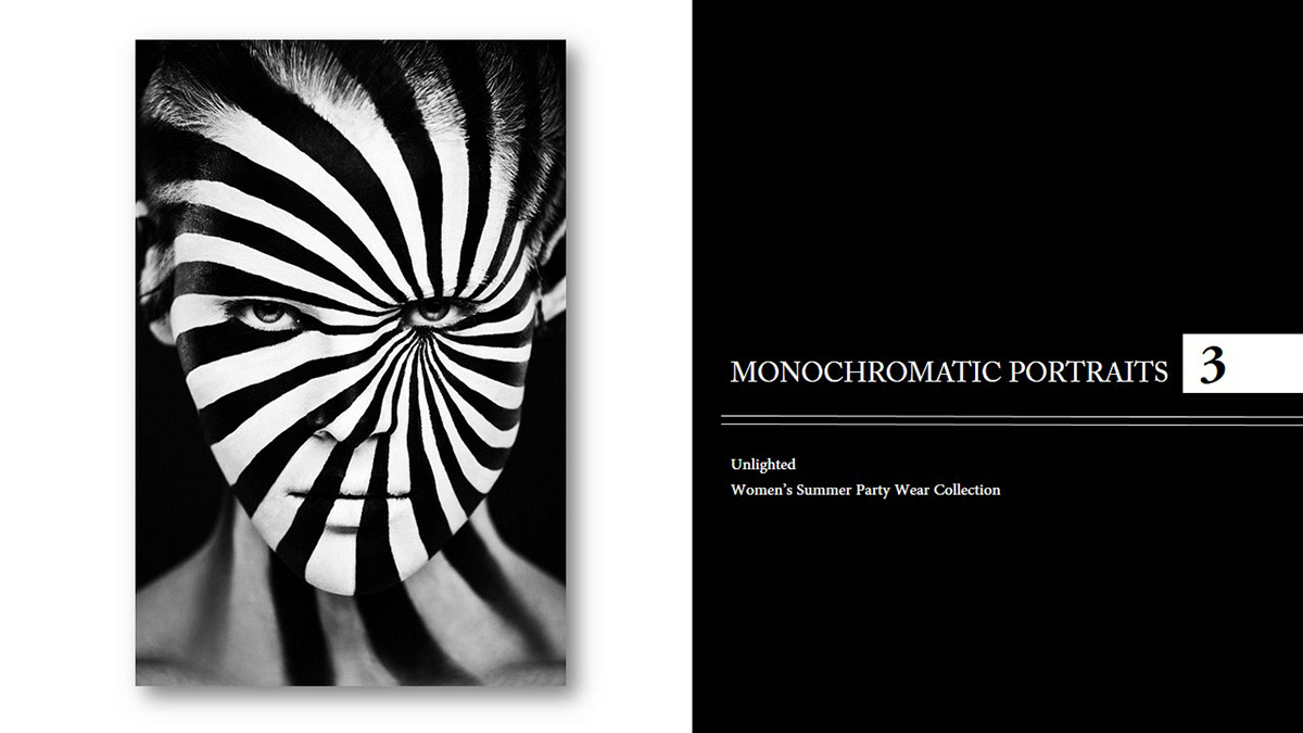 Fashion  fashion collection fashion portfolio garment rendering monochromatic Portraits look board mood board
