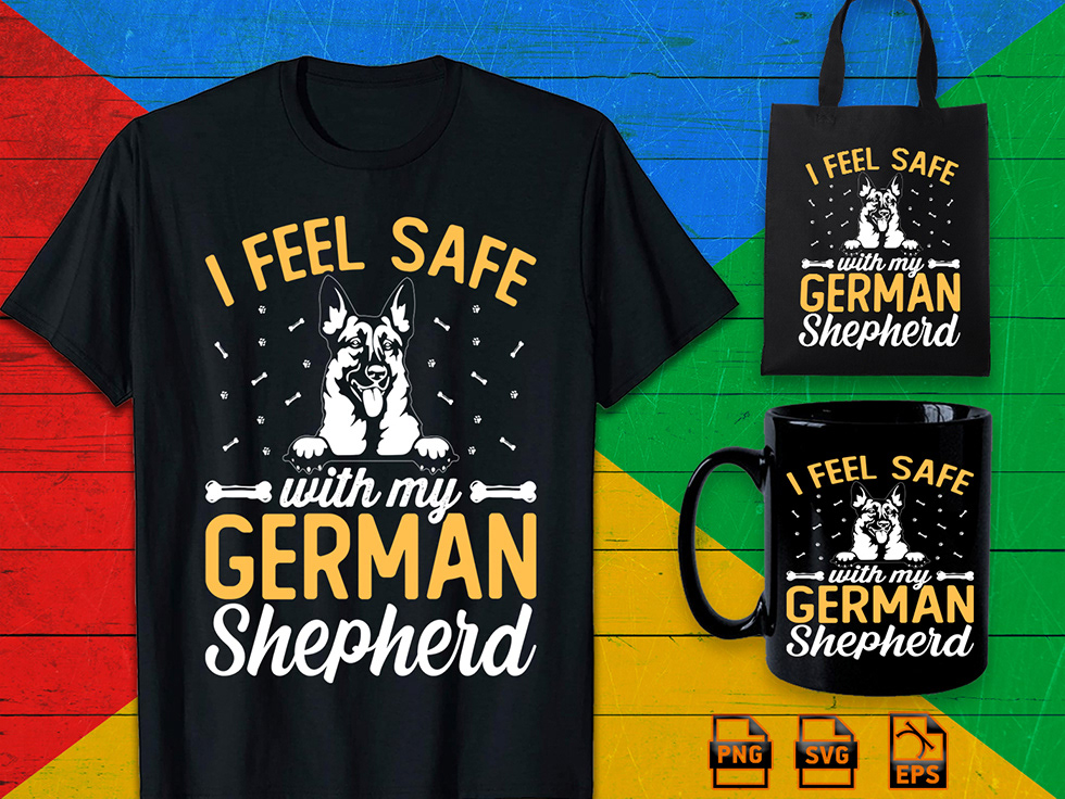 ACTIVE SHIRT Clothing dog german shepherd GSD t-shirt Tshirt Design typography  
