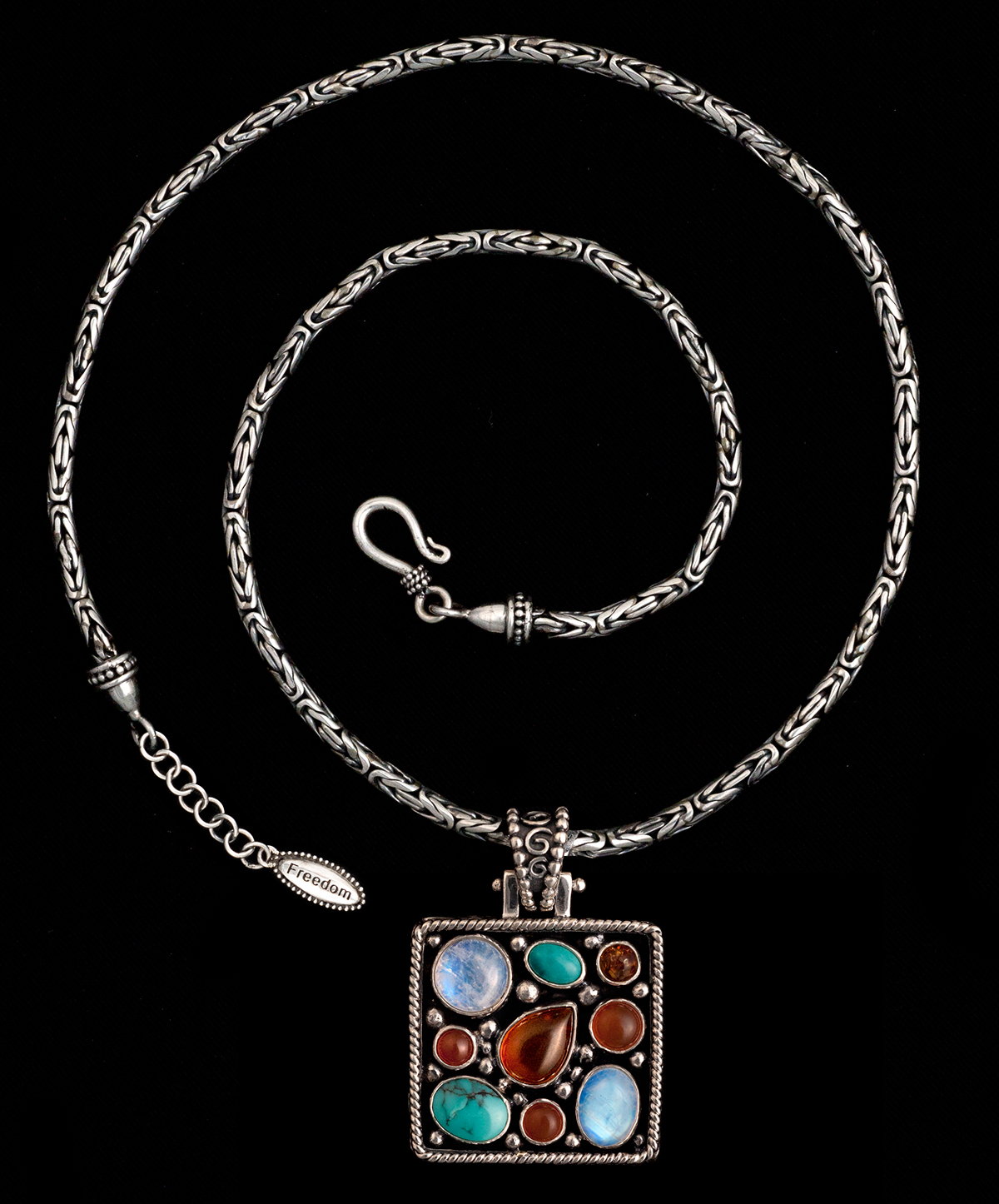 jewelry  sterling silver Sterling Jewelry silver jewelry gemstone jewelry Pamela Forman Moonstone Jewelry handcrafted jewelry Rainbow Moonstone Jewelry
