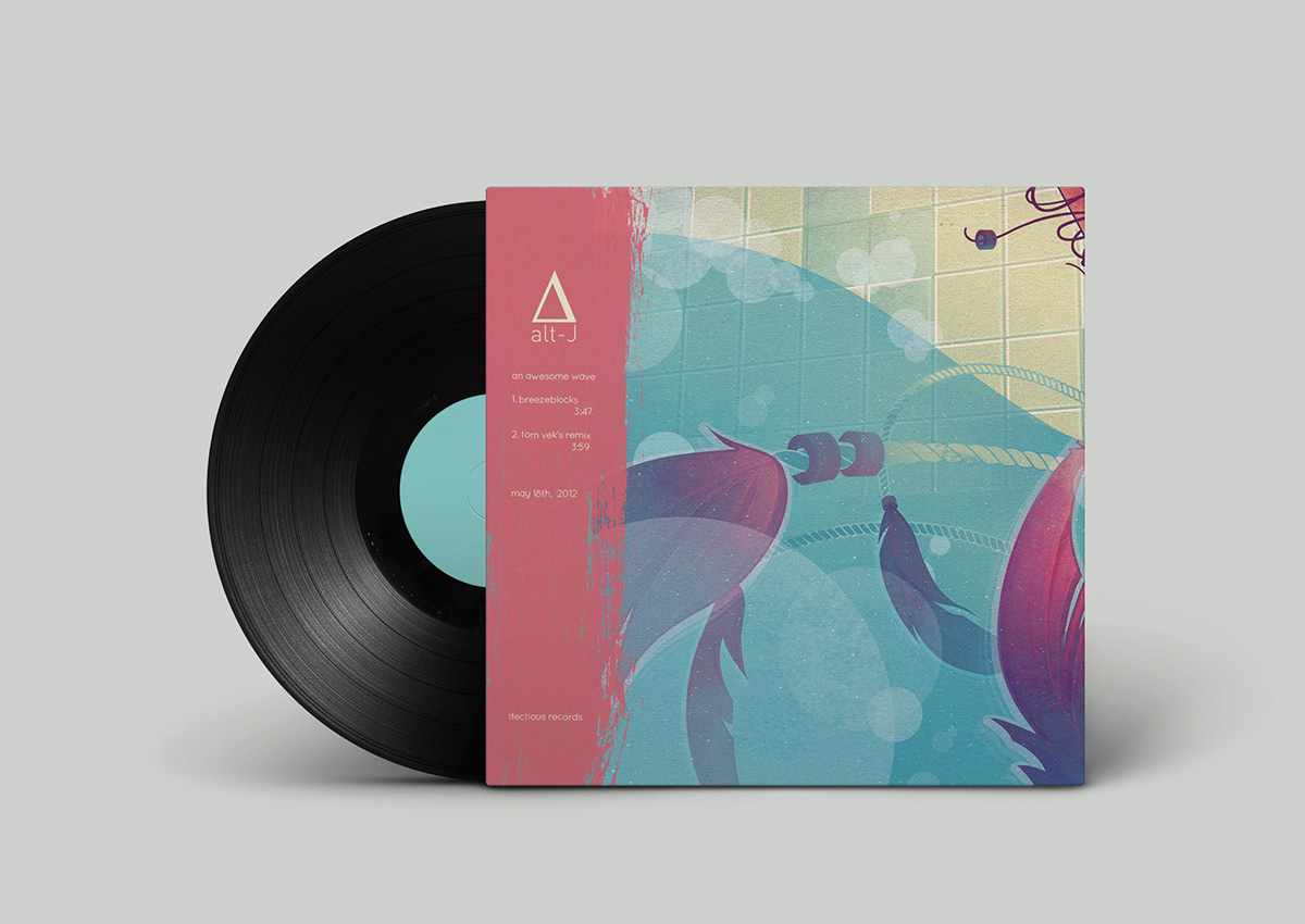 alt-j breezeblocks Album album cover vinyl record duck