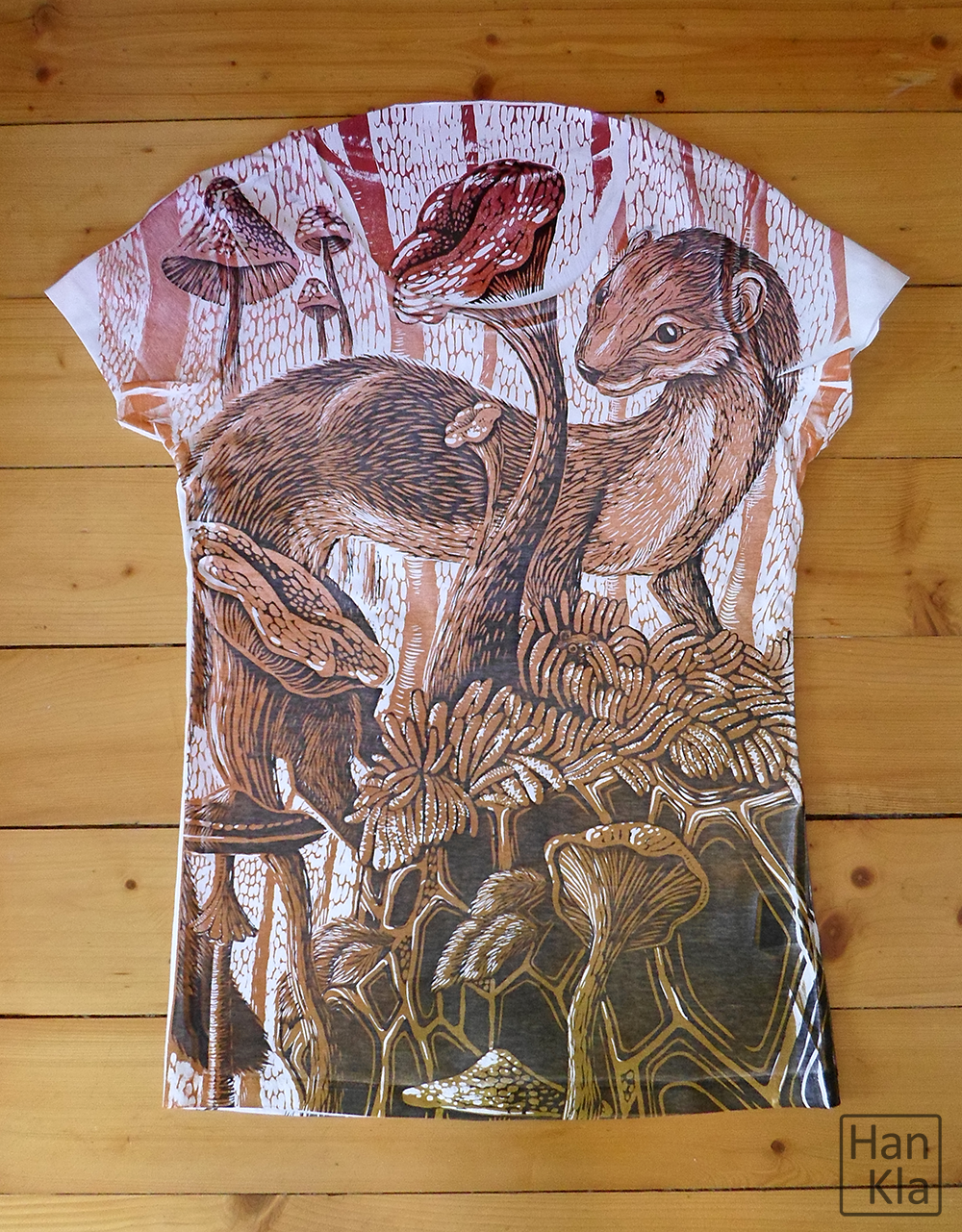 weasel t-shirt design harpy wolf last judgment
