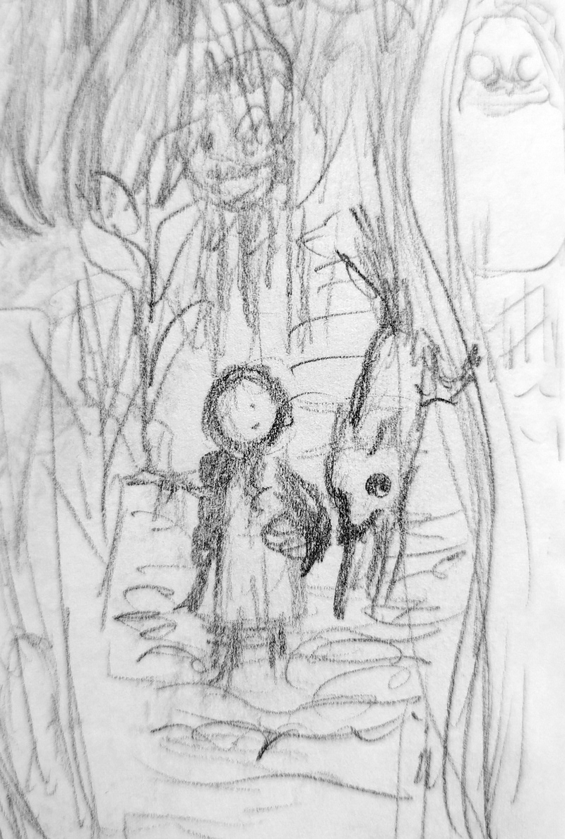 Character design  children ChildrenIllustration creature Drawing  fantasy forest ILLUSTRATION  Magic   monster