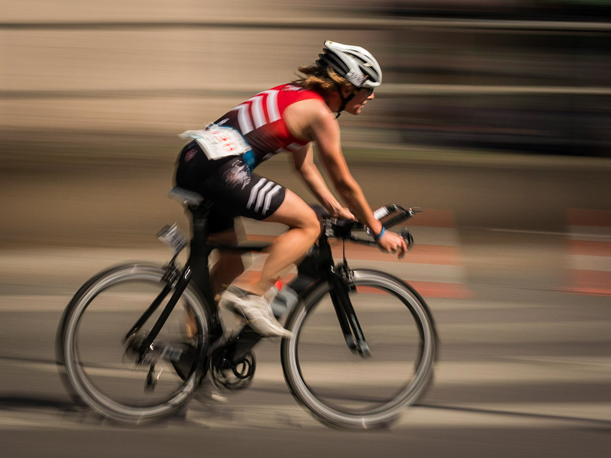 Bike Triathlon motion motion blur speed sport athlete Frankfurt am Main