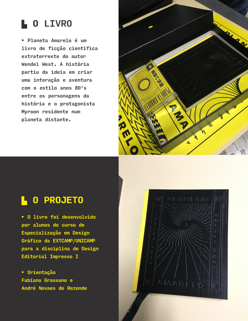 editorial designgrafico graphic novel book Livro UNICAMP tipografy tape 80s