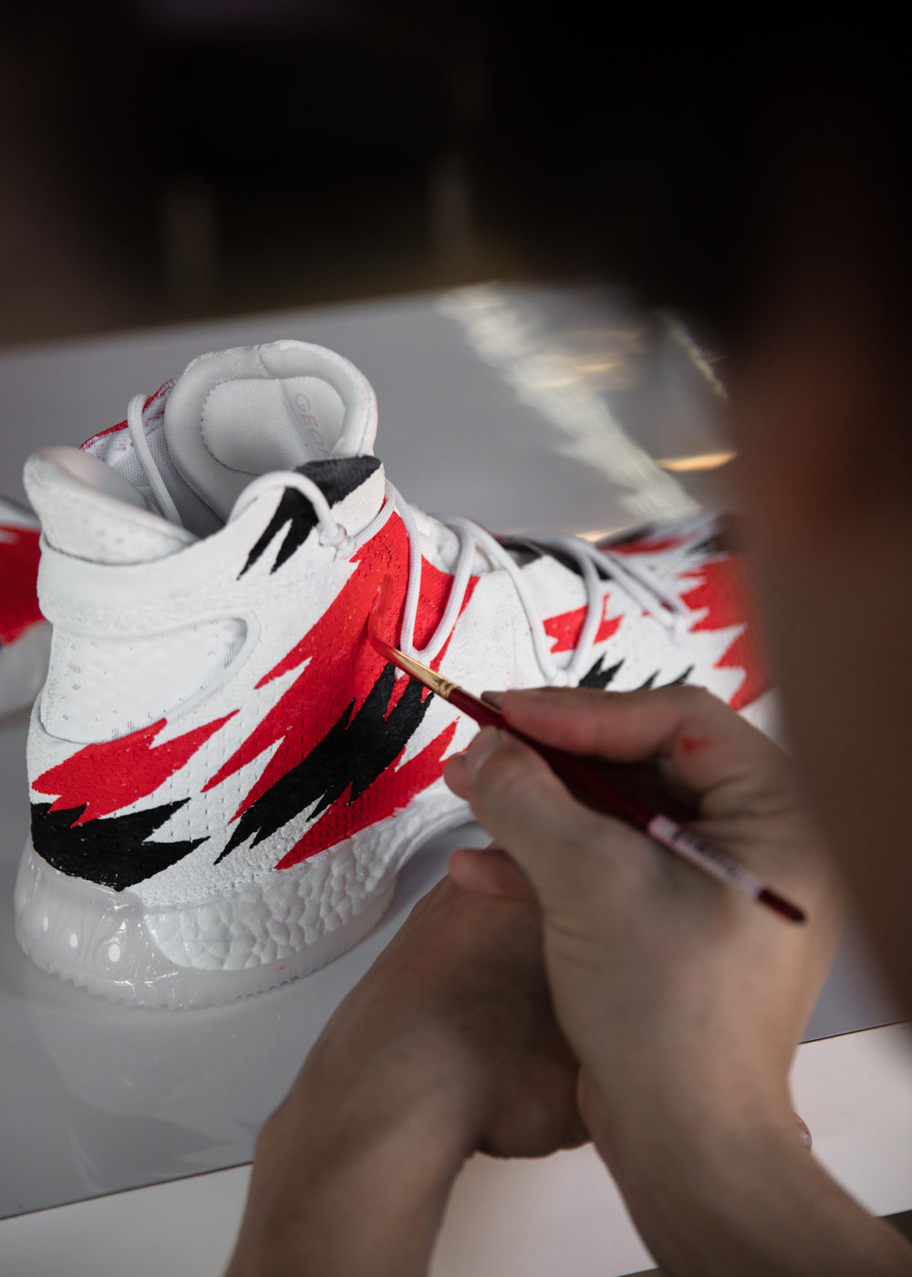 adidas custom sneakers customization design Drawing  Graffiti ILLUSTRATION  NBA painting  