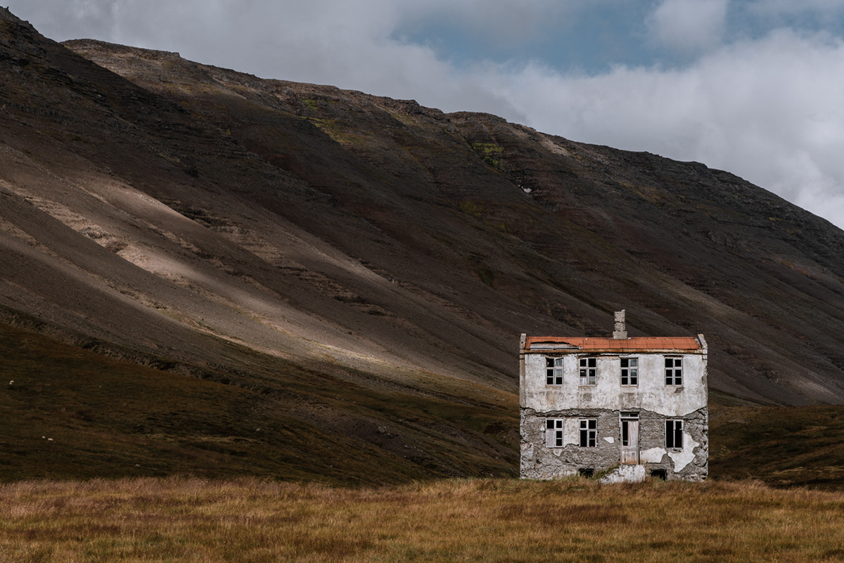 iceland abandoned house farm Landscape rural decay building remains mountains