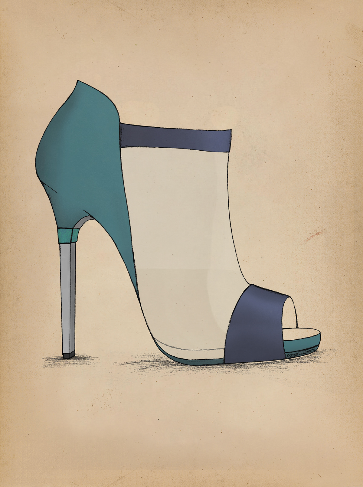 #Fashion #Heel #HeelDesign #Pump fashionillustration #guillaumebergen