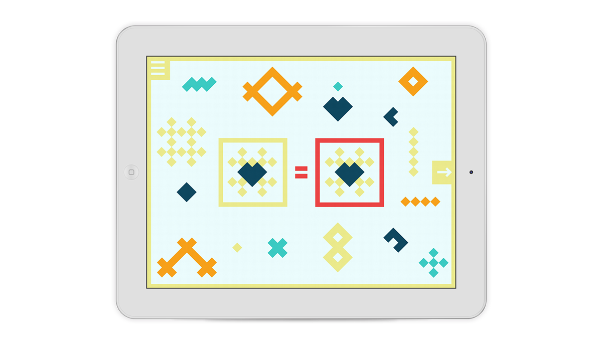 puzzle color game app logic geometric Form simple flat