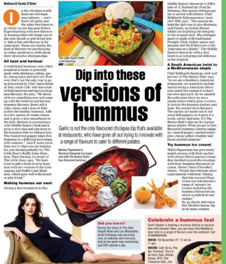 India's First Hummus Festival on Behance