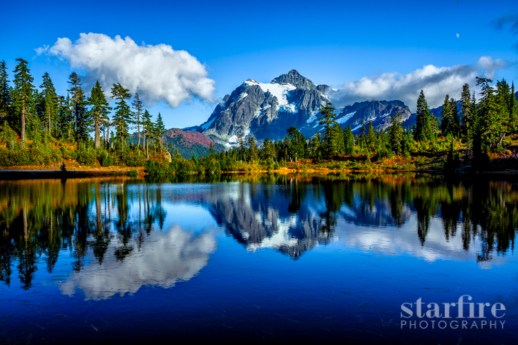 starfire photography mount shuksan cascade range Washington State lakes picture lake Nature Landscape beauty blue