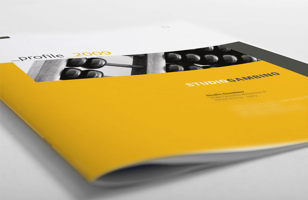 brochure graphic design  black and white Duotone  yellow corporate