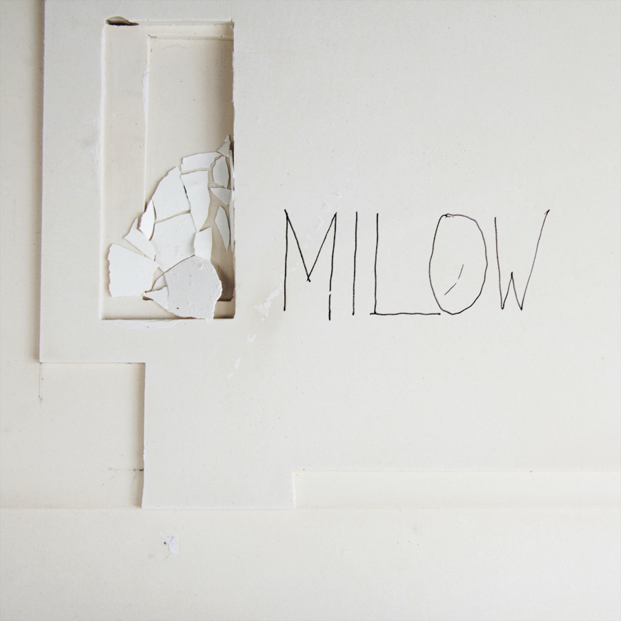 Milow serge haelterman plaster White white on white Miniature maquette Diorama handmade type