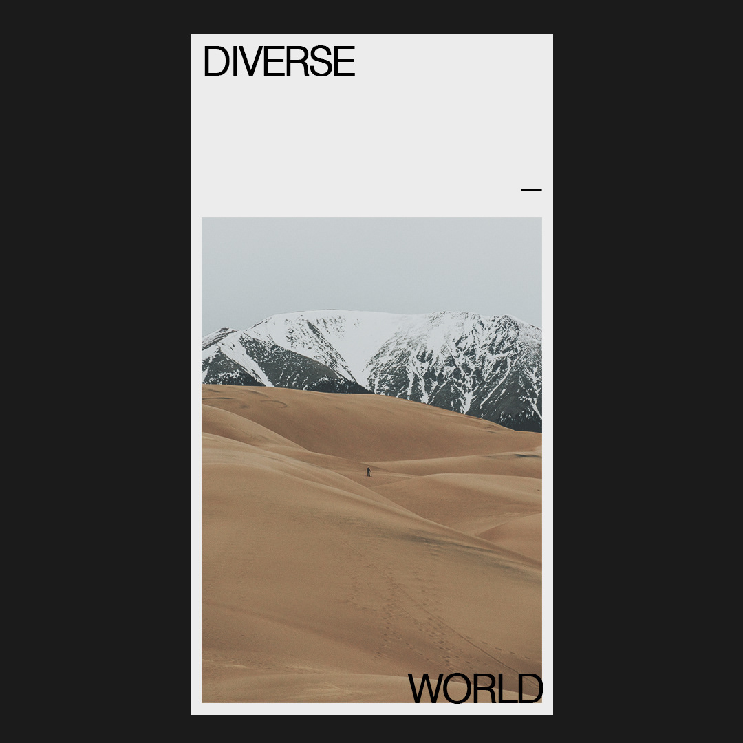 posters series design world care diverse