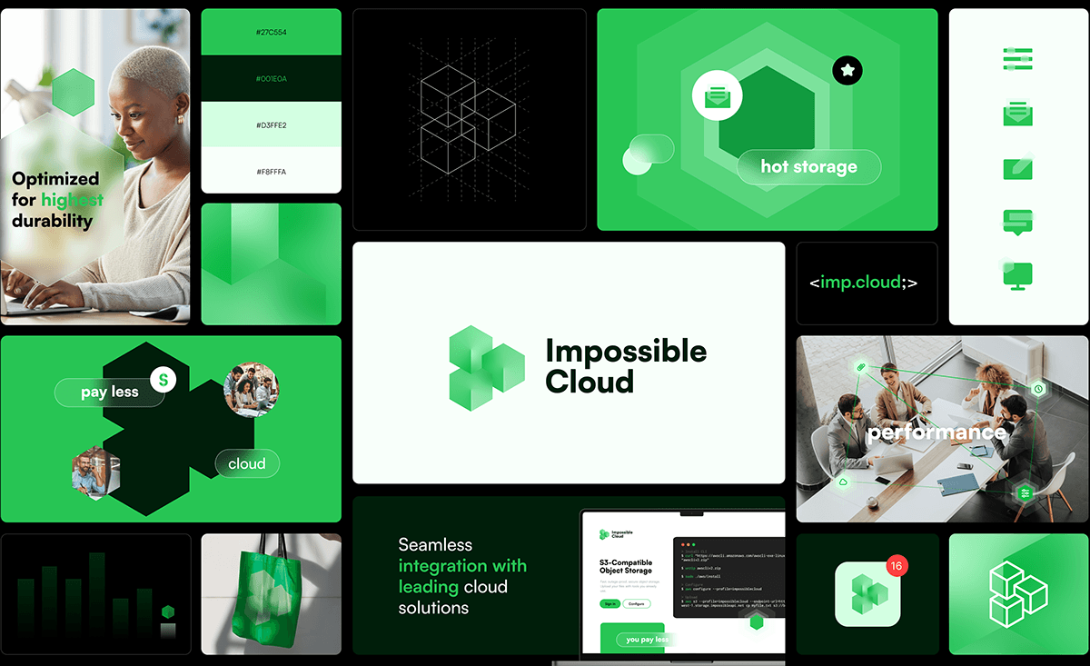 Impossible Cloud Brand Identity