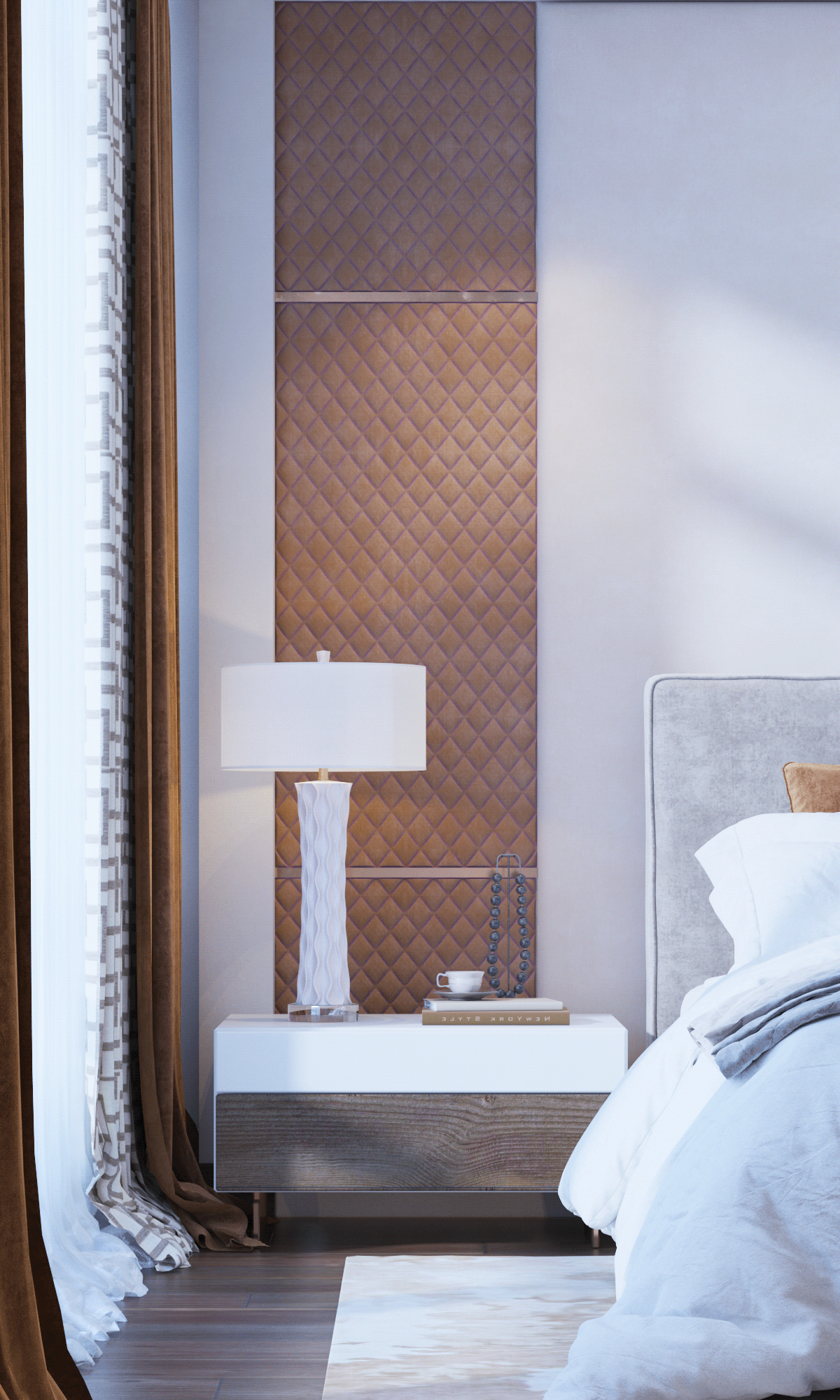 3D architecture bedroom bedroom design CGI Interior interior design  Render visualization vray