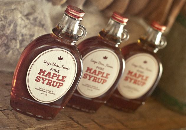 maple syrup syrup labels breakfast brand
