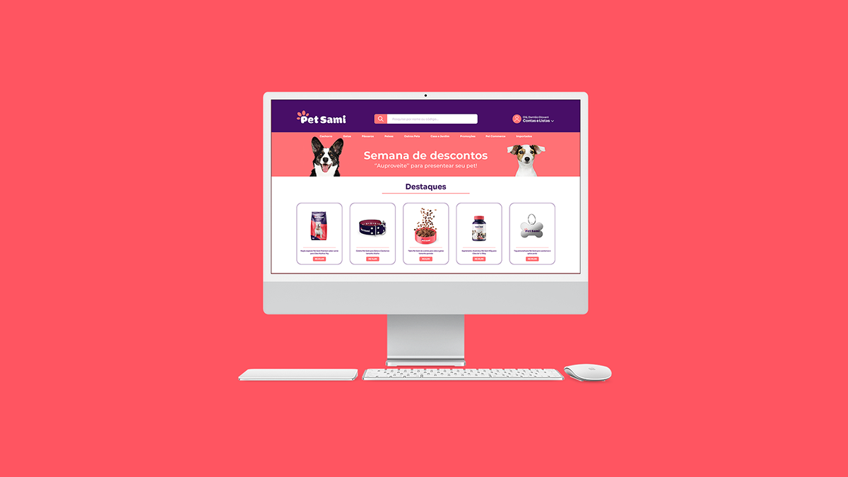 identidade visual logo Logotipo marca Pet petshop Adobe Portfolio