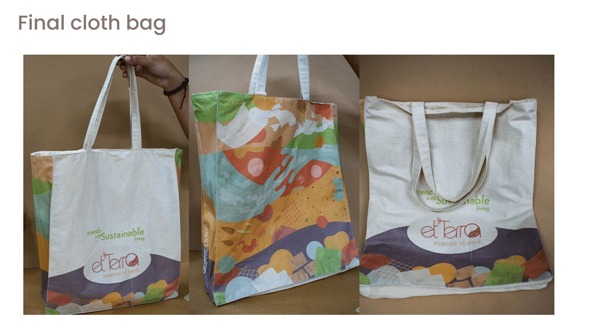 bag packaging earth essence etterra package design  Packaging plastic pollution Sustainable Tote Bag