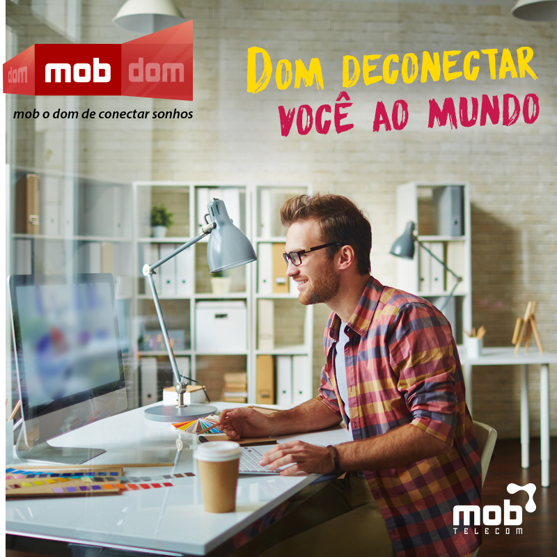 mob Mob Telecom telecomunicação Fibra Optica conectar