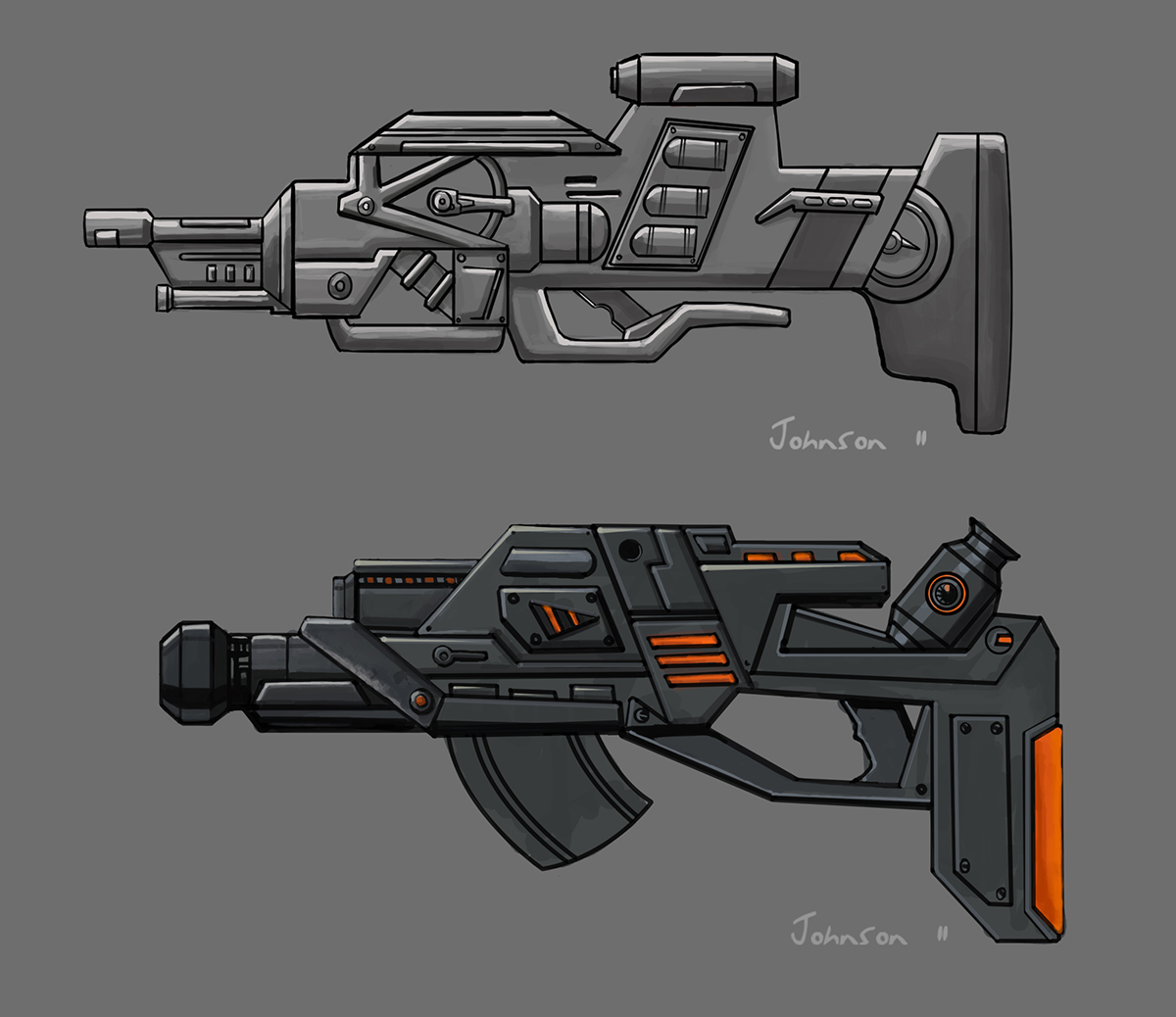 photoshop art works weapons