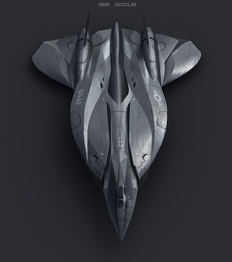 concept ship Aircraft bomber sci-fi airforce usa Vehicle Military