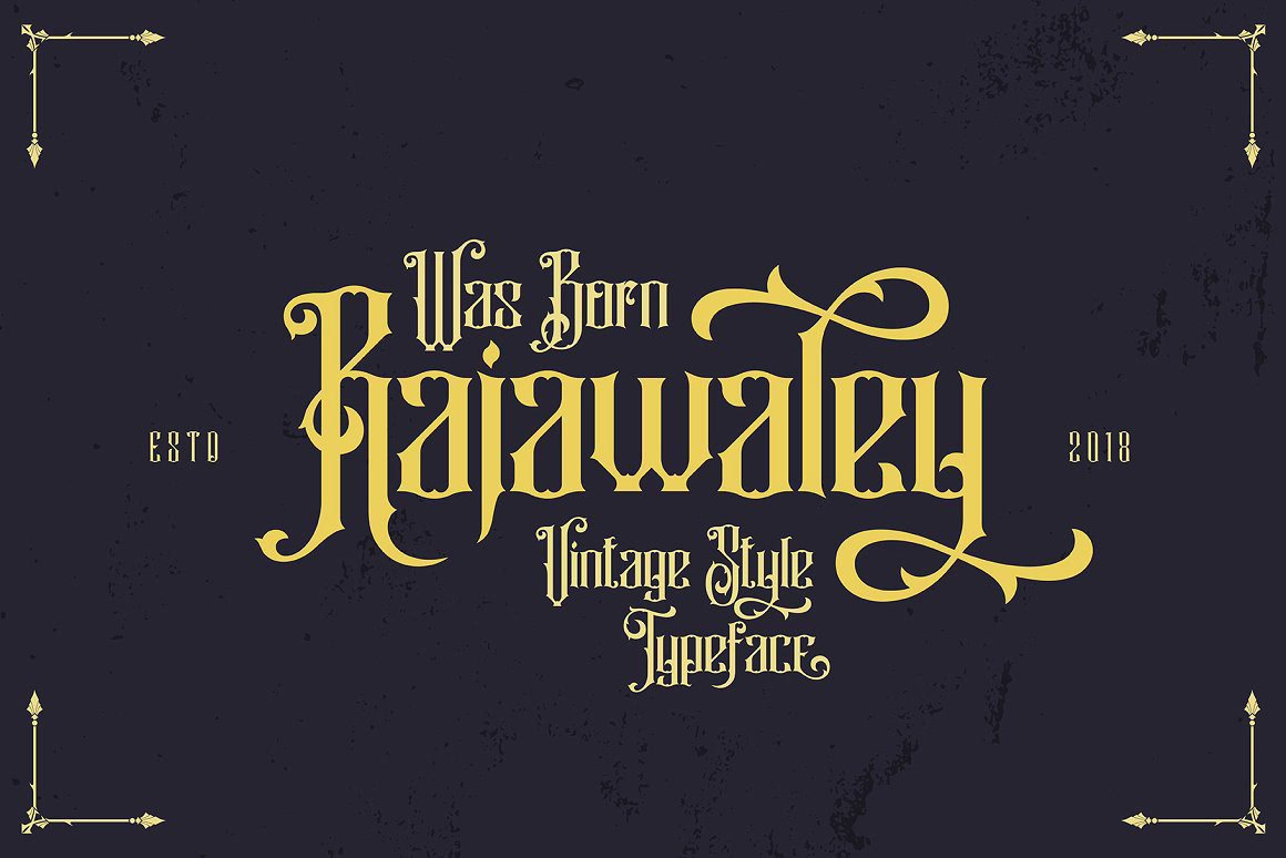 Blackletter design Display font letterring logo posthardcore Typeface vintage