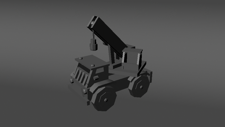 3D modeling 3d modeling Gun tricycle Truck fruits