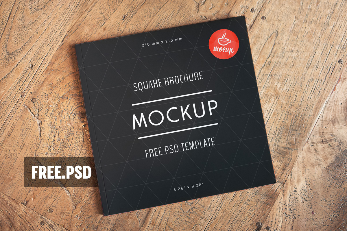 freebie free free brochure mockup free mockup  free psd mockup brochure mockup square mockup template download