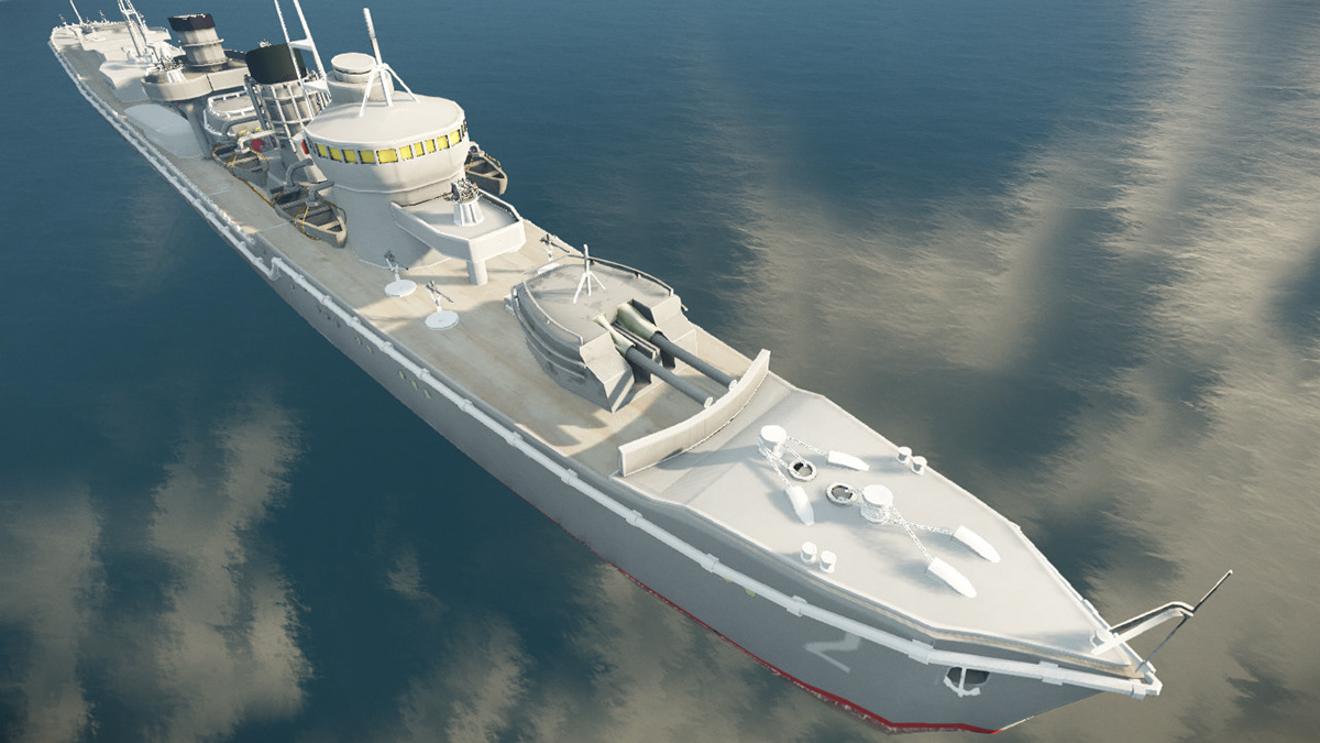 3d render cryengine ship simulation