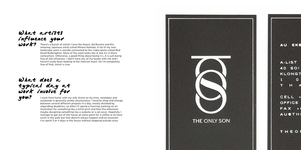 jonathan zawada  book Unique Distinct spreads dark conceptual trippy psychedelic typographer college Project