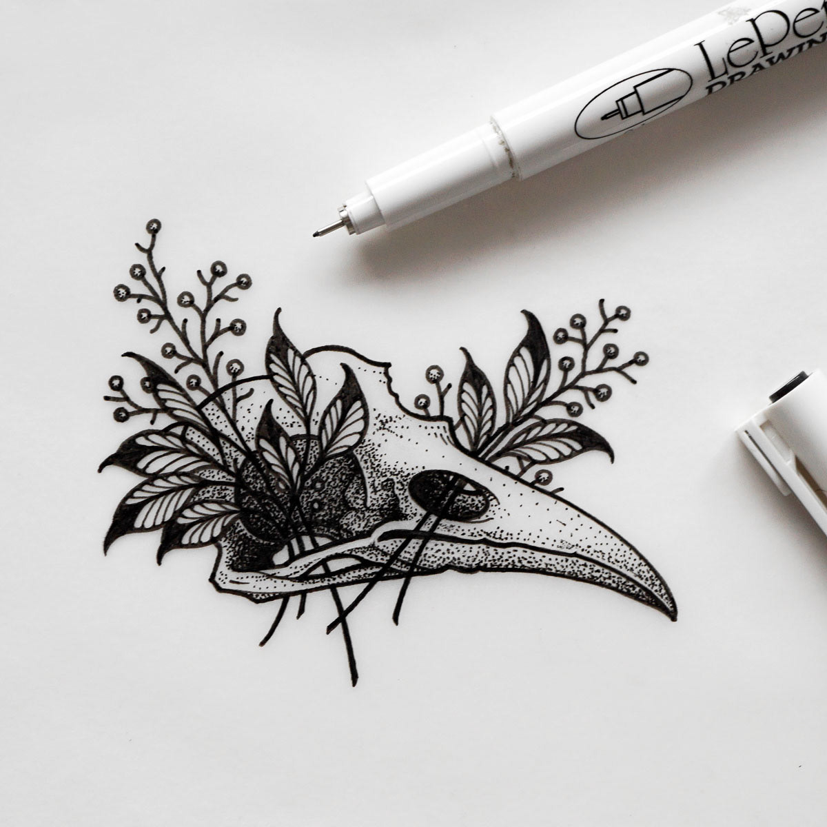 A simple ink drawing makes the ordinary look so cool! - Yvonne Morell