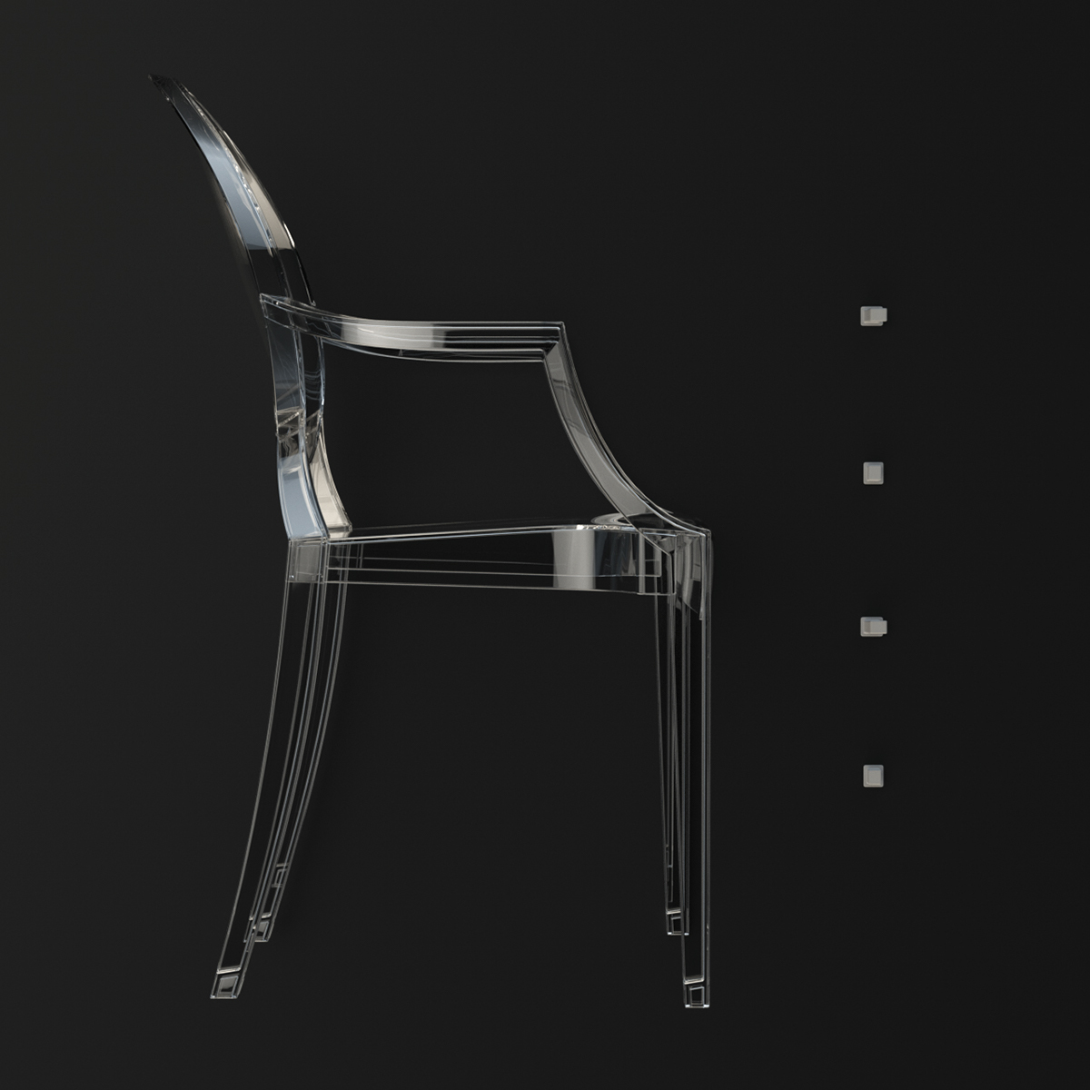 Render CGI 3D cinema4d octane chair design Interior
