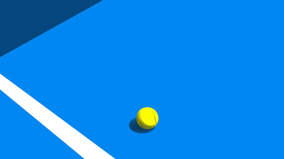 cool court game minimal minimalist play simple sport tenis Adobe Portfolio