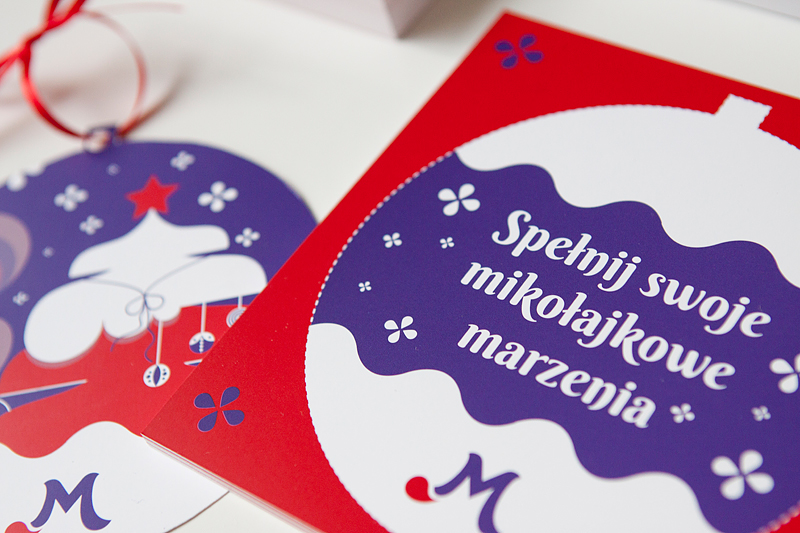 kurka kurka design Christmas bauble card wishes gift