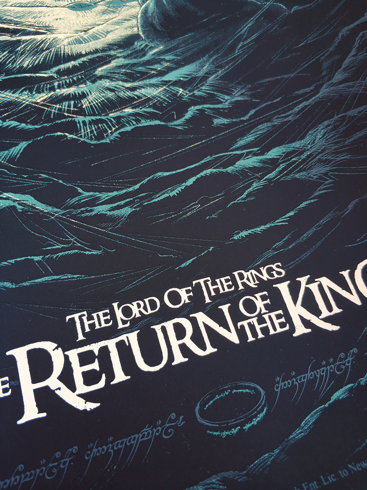 The lord of the rings return of the king Peter Jackson poster alternative movie poster mondo poster bottleneck gallery shellob