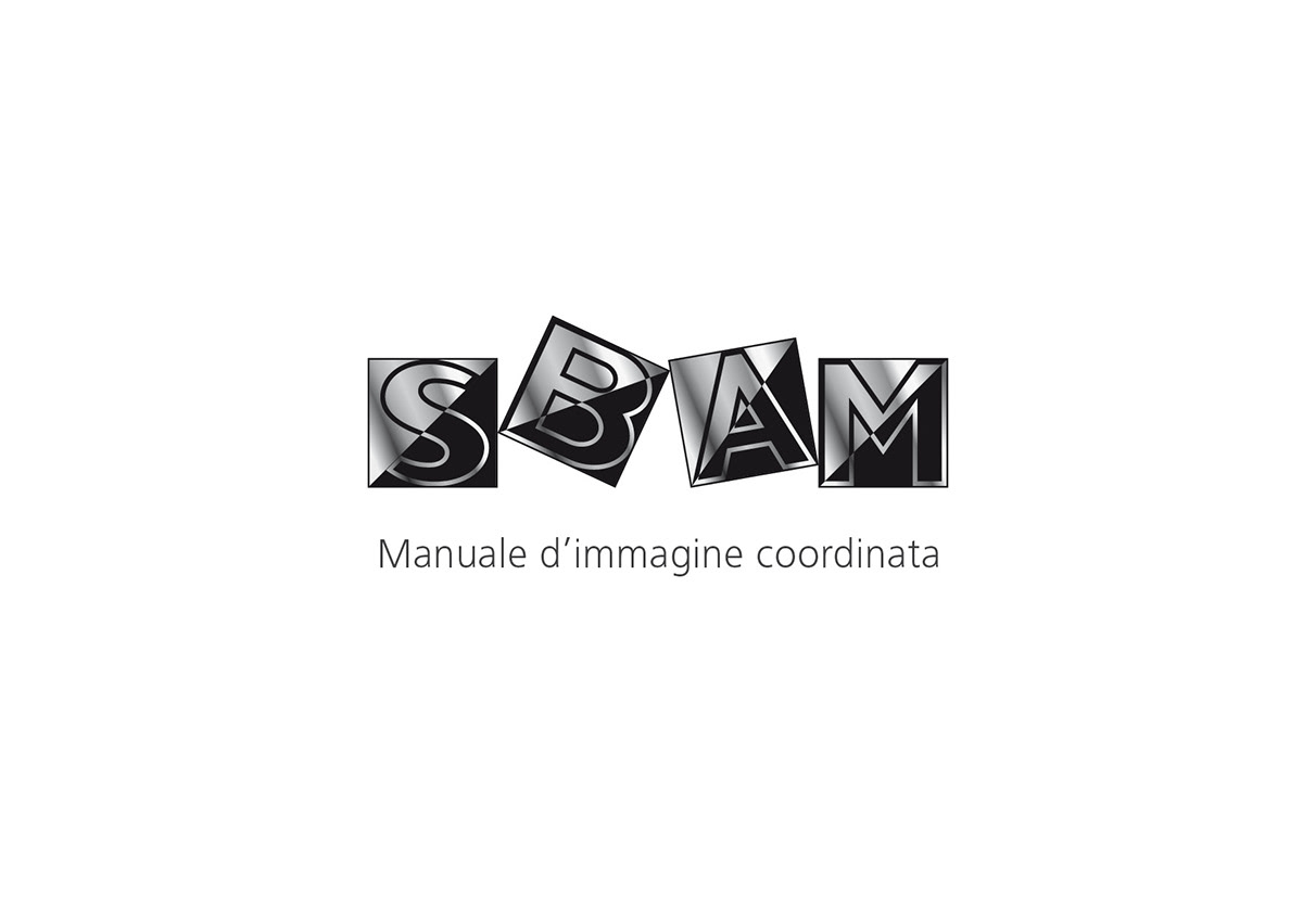 SBAM Brand Image immagine coordinata Corporate Identity manuale manual pubblicita flyer Concept store Logo Design