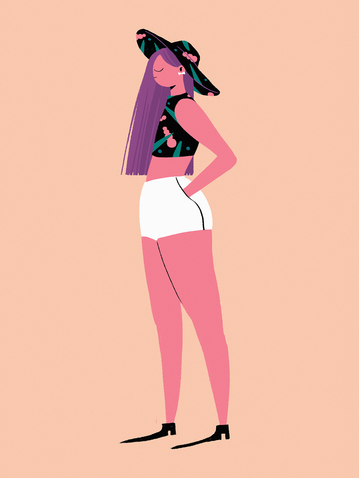 girls women Character design  colors daily