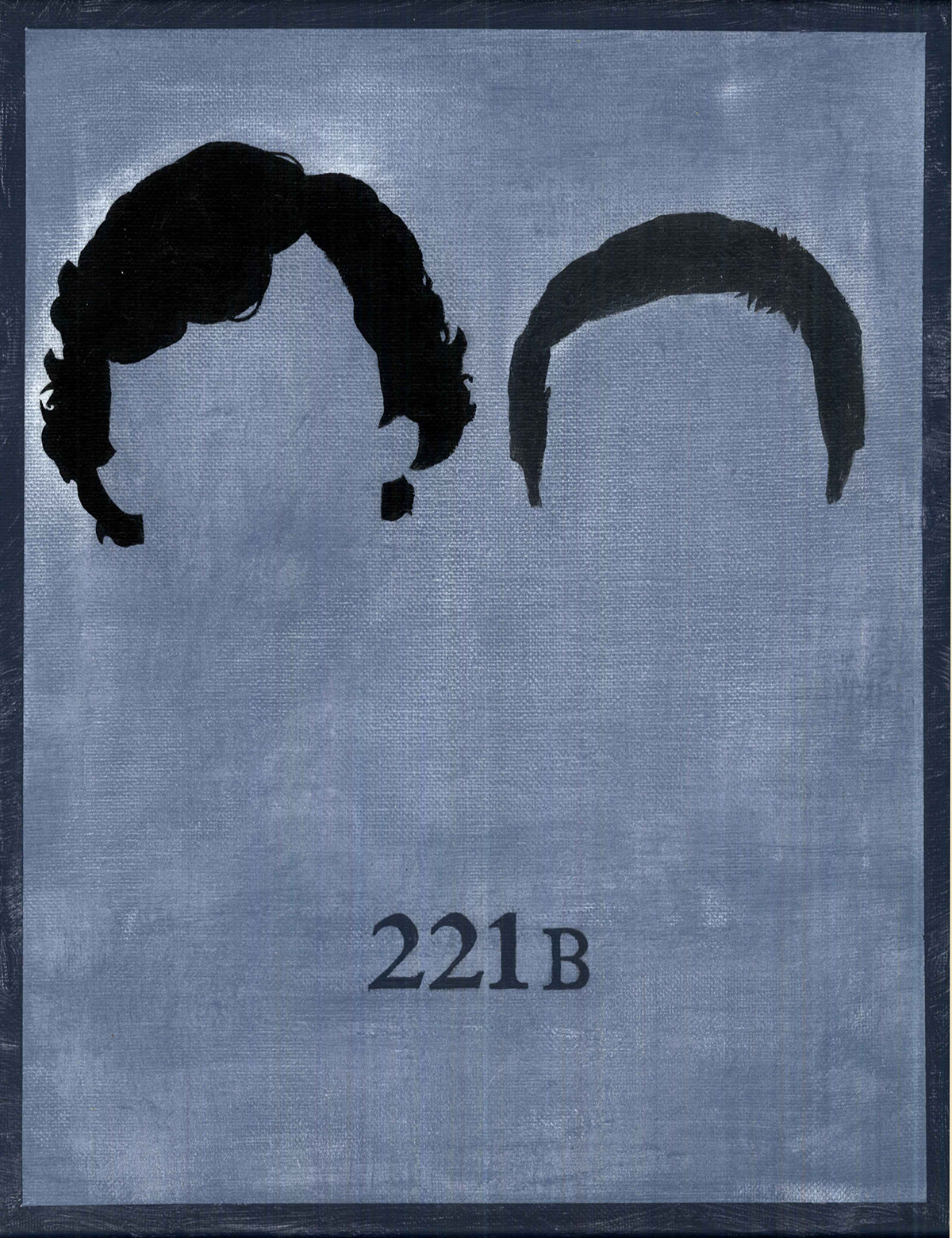 BBC Benedict Cumberbatch martin freeman Sherlock Holmes John Watson 221b Distressed