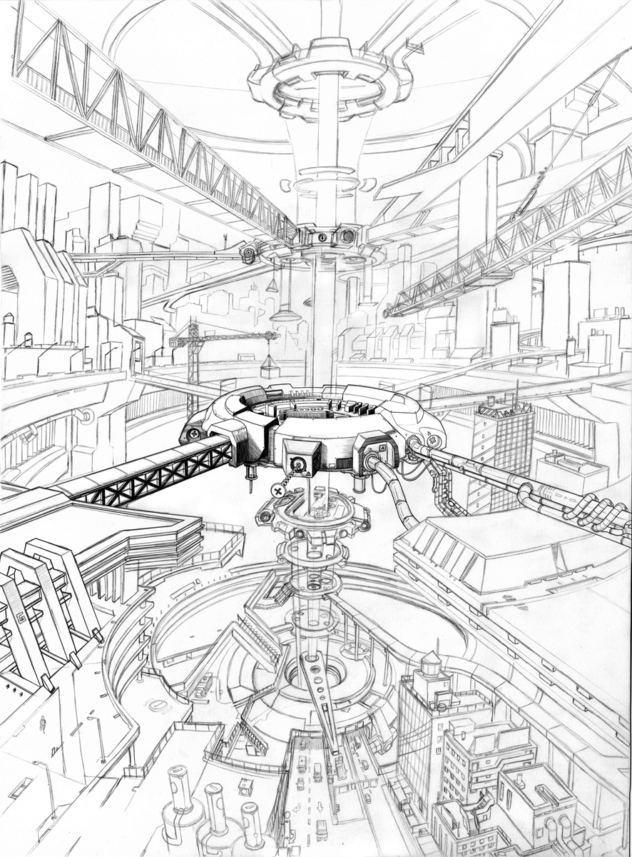 G-Shock Black&white city architecture japan watch futur Casio Urban