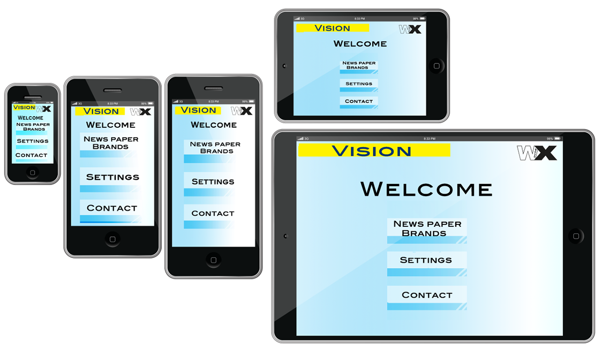 augmented reality augmented blind logos app layout  app apps design