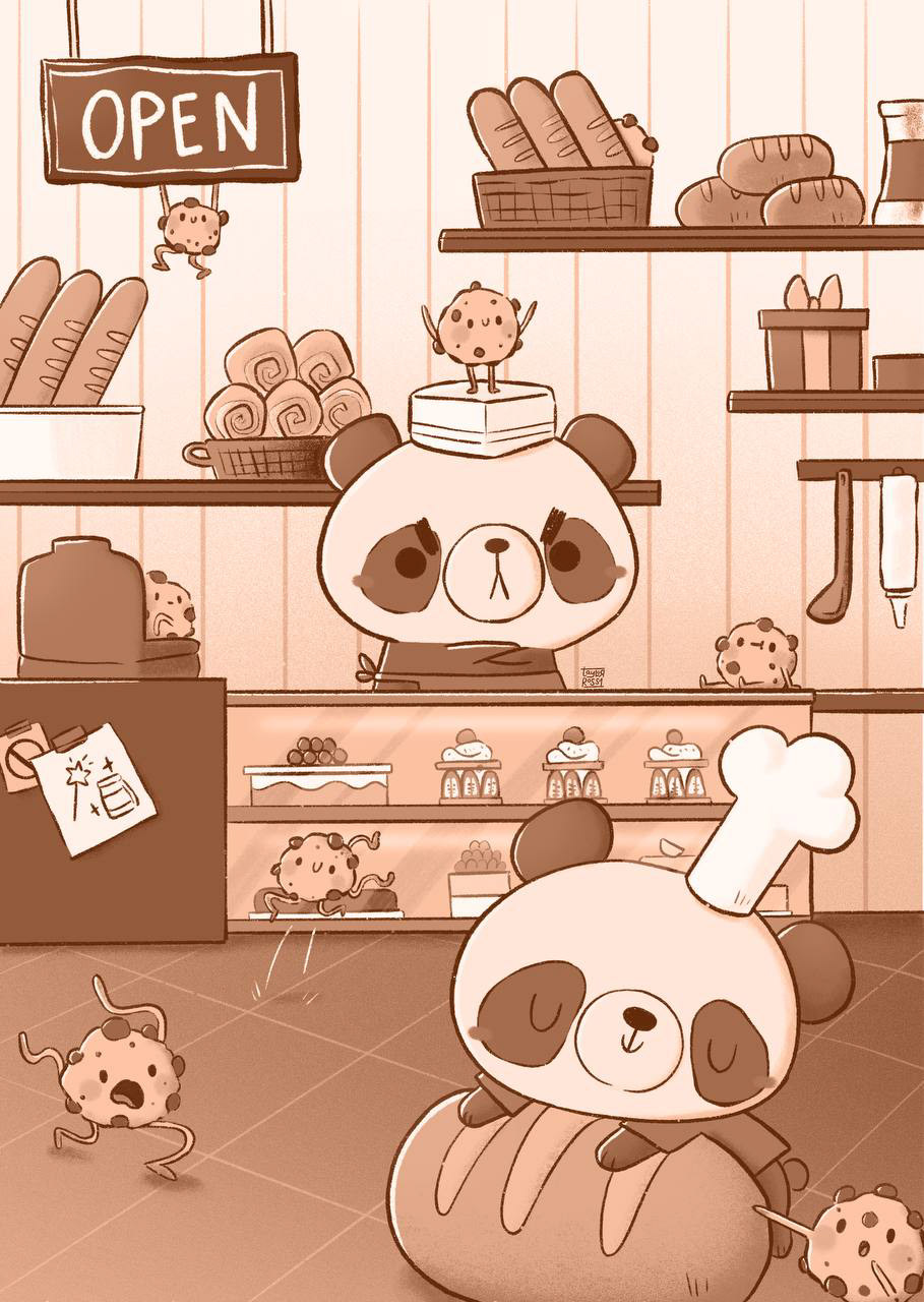 A Day at the Panda Bakery on Behance