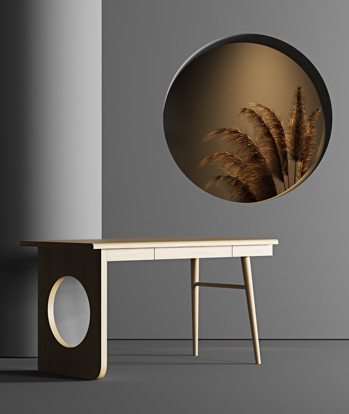 Pavelvetrov design bau desk woodman