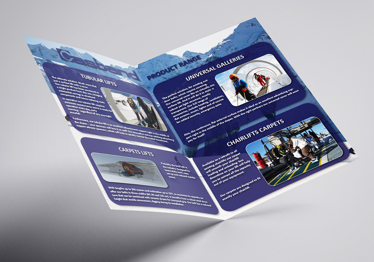 folded sheet  +advertising+ design brochure brand
