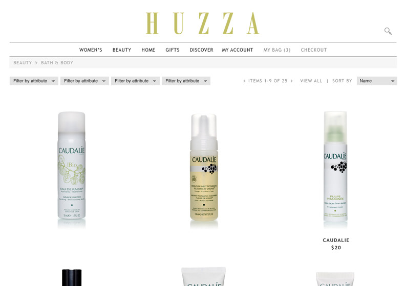 Huzza commerce Ecommerce