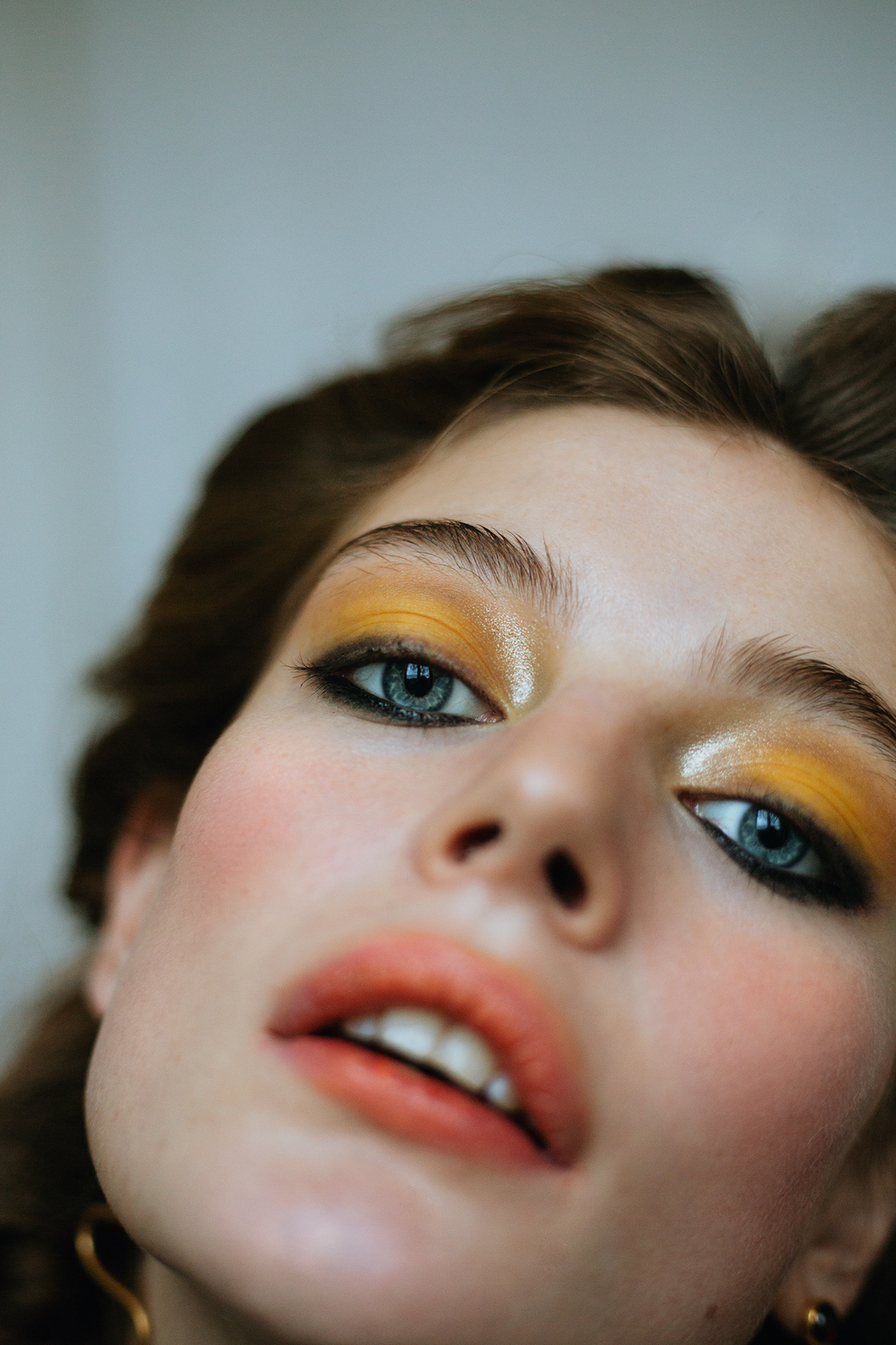 agency test Beauty shots beauty test editorial London makeup artist model