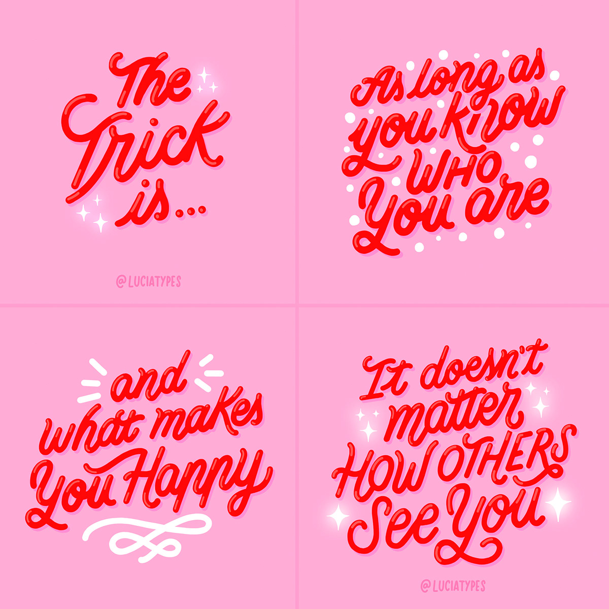 creative lettering empowering art empowerment feminism Handlettering lettering love yourself pink self love selfcare